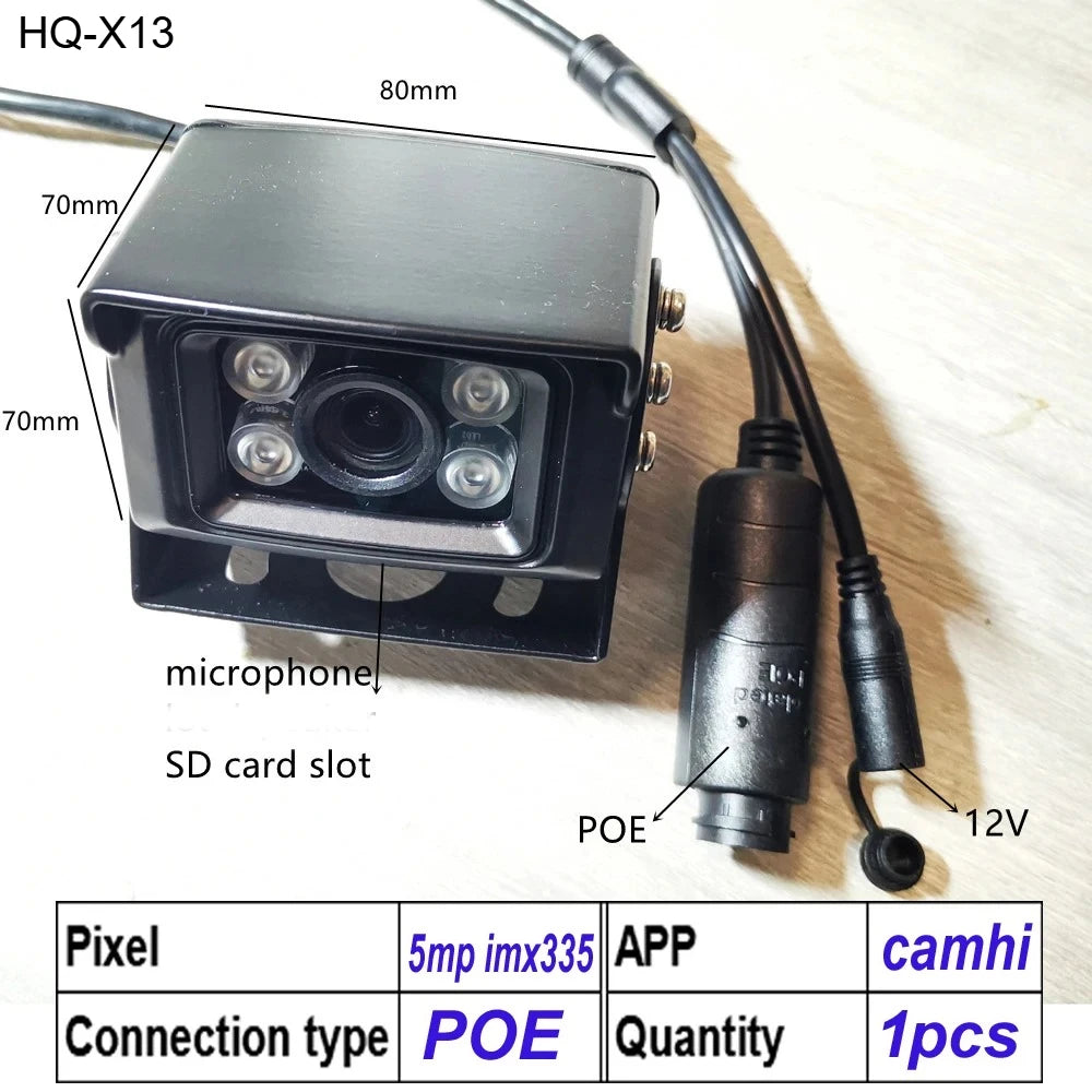 4K 8MP PoE WiFi Waterdichte Buitencamera IP