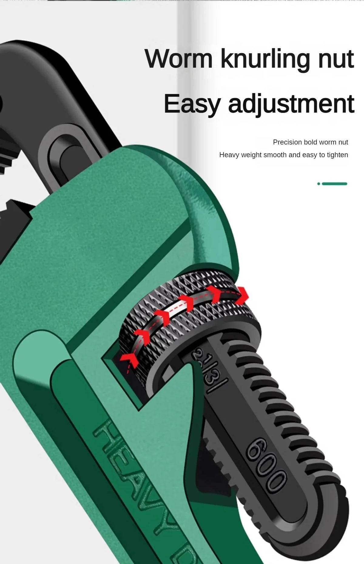 Carbon-Steel Pipe Wrench - Size Options