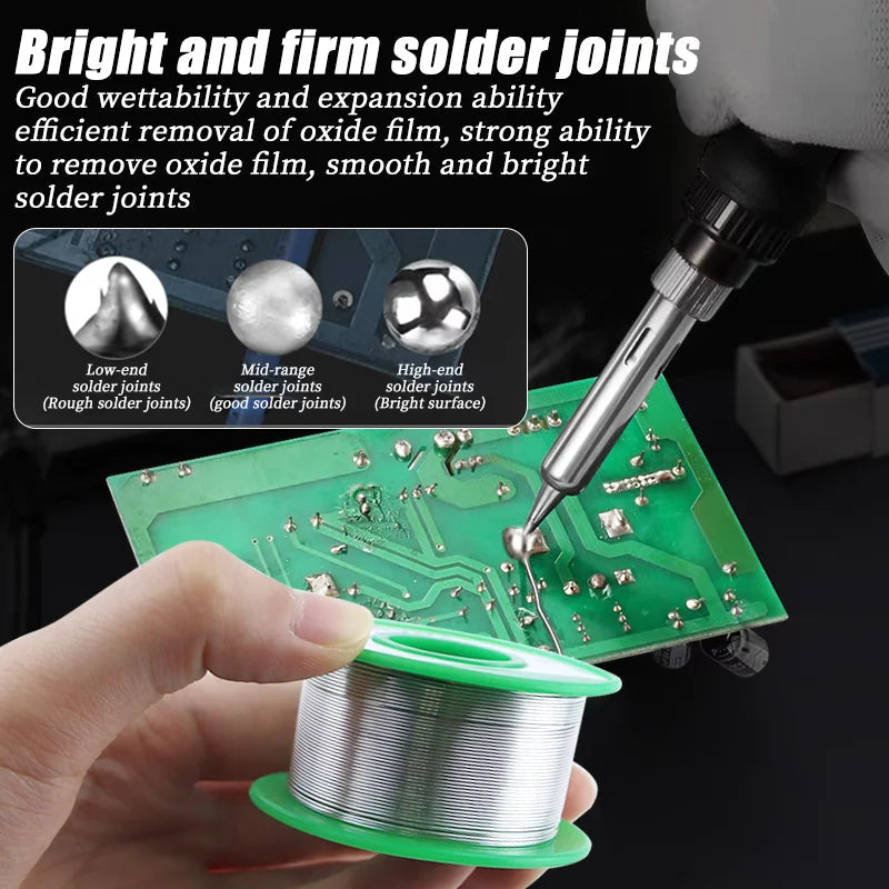 Lead-free Solder Wire Sn99.3/Cu0.7 High Purity Soldering Wire Roll for Electronic Repair Environmental Protection tin Wire Flux