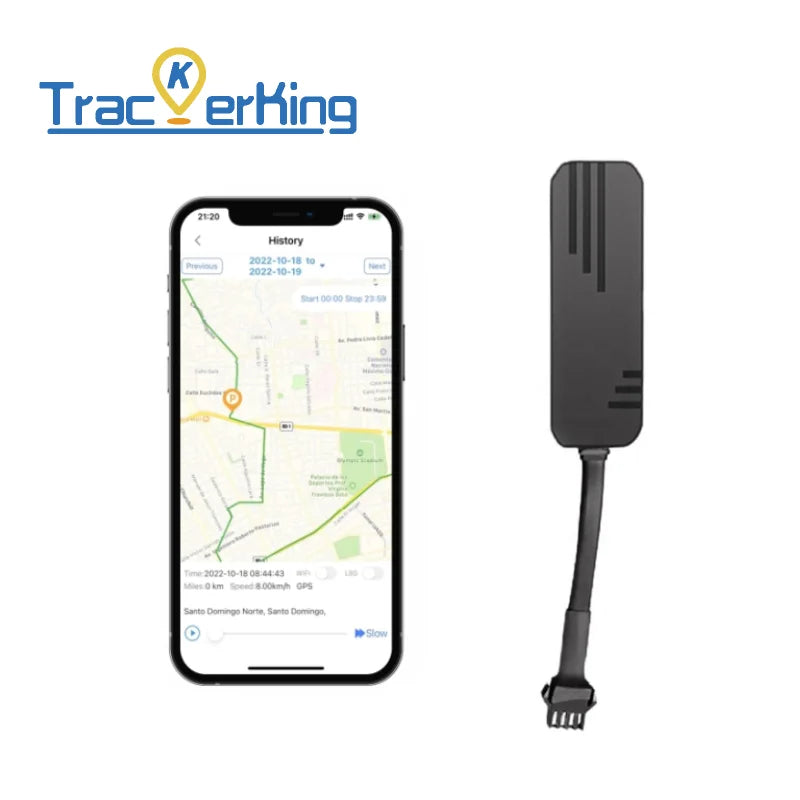 Trackerking J14 2G Localizador GPS Rastreador GPS para Coche J14 Rastreador GPS Bicicleta Localizador Pequeño Mini Localizador GT06 Protocolo