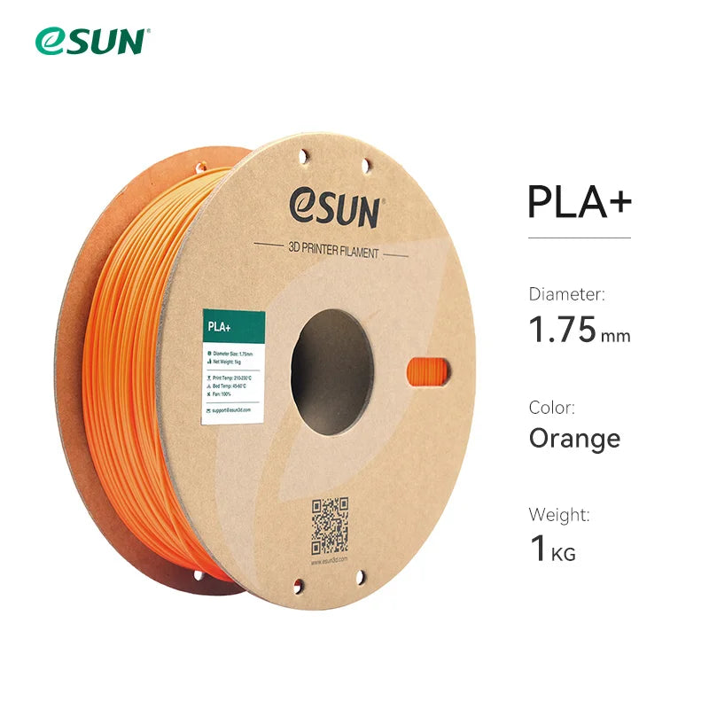 Filamento PLA+ para impressora 3D, 1.75 mm, bobina de 1 kg
