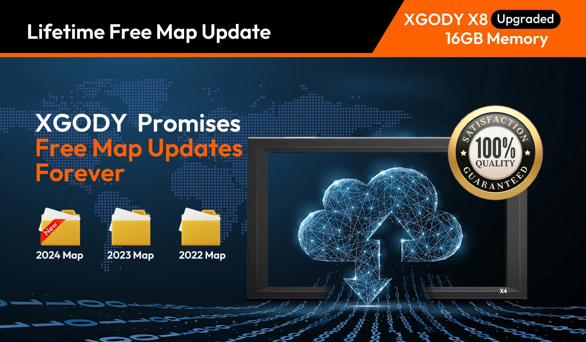 9 Inch Truck GPS Navigation with UK & Europe Maps