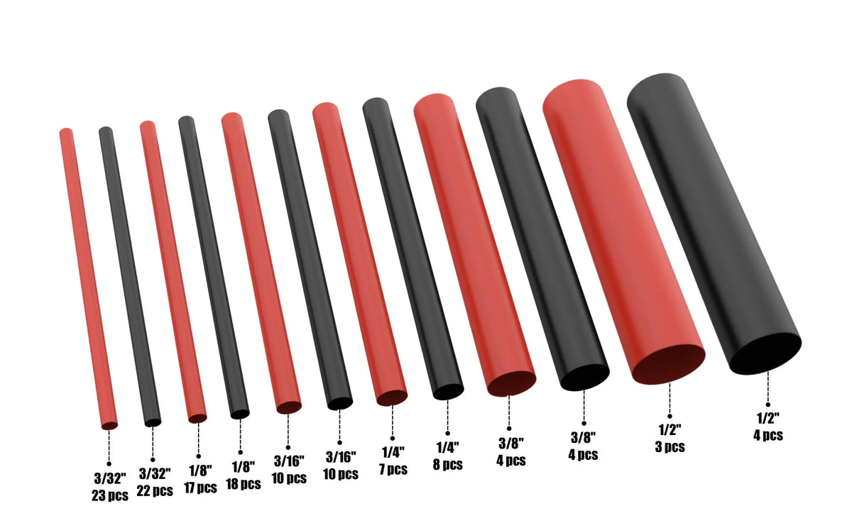 Adhesive-Lined Heat-Shrink Tubing Assortment