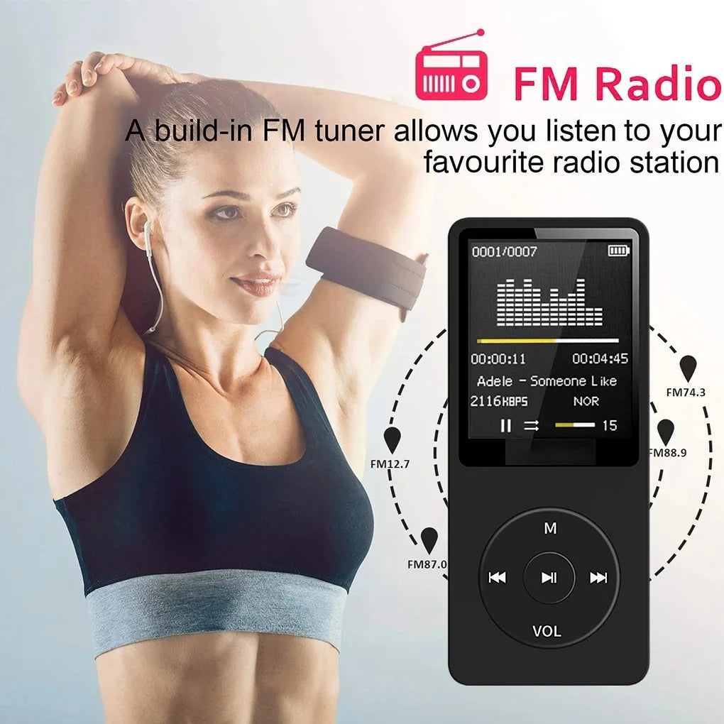 Wiederaufladbarer Taschen-MP3-Player