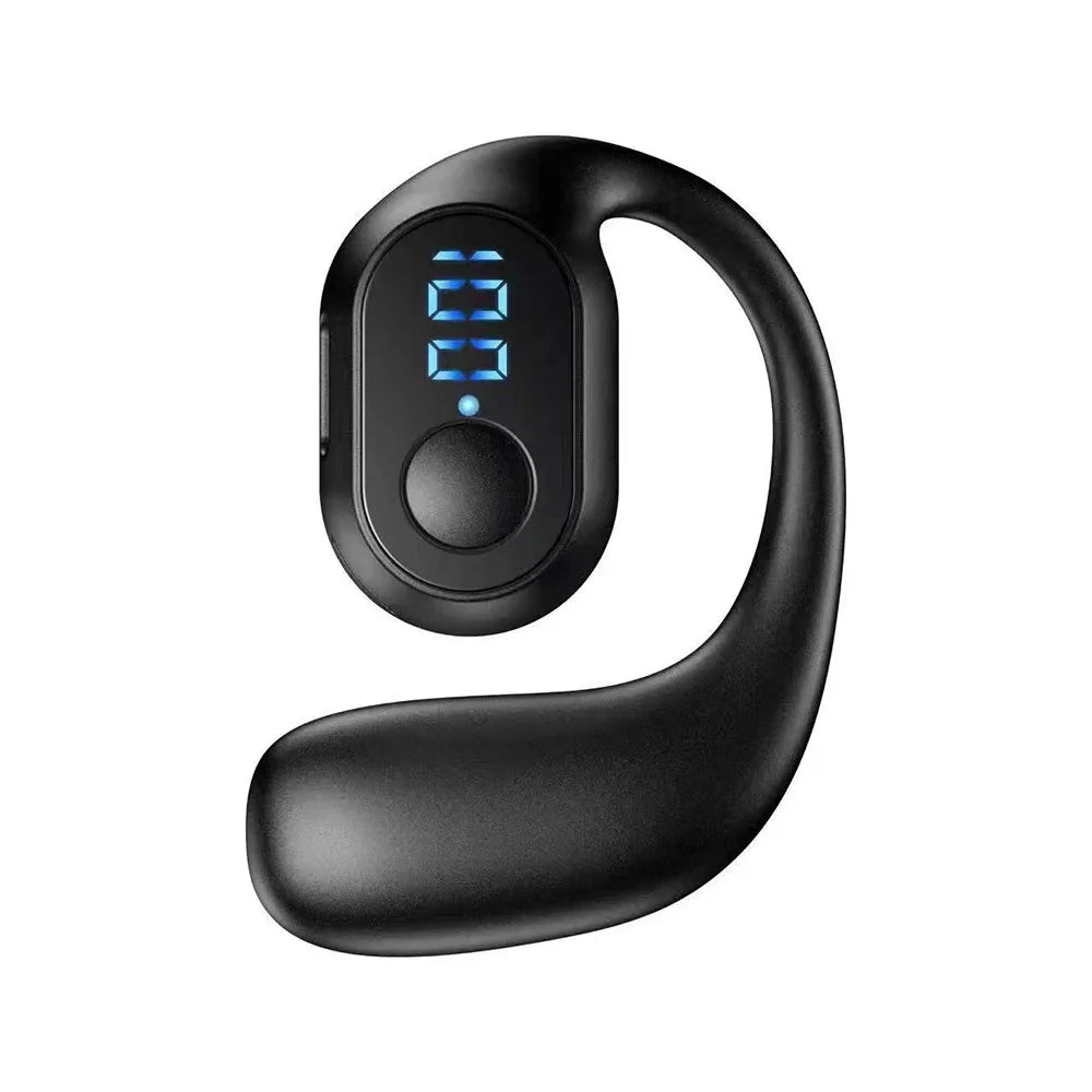 Auricolare Bluetooth 5.3 con gancio, monoauricolare