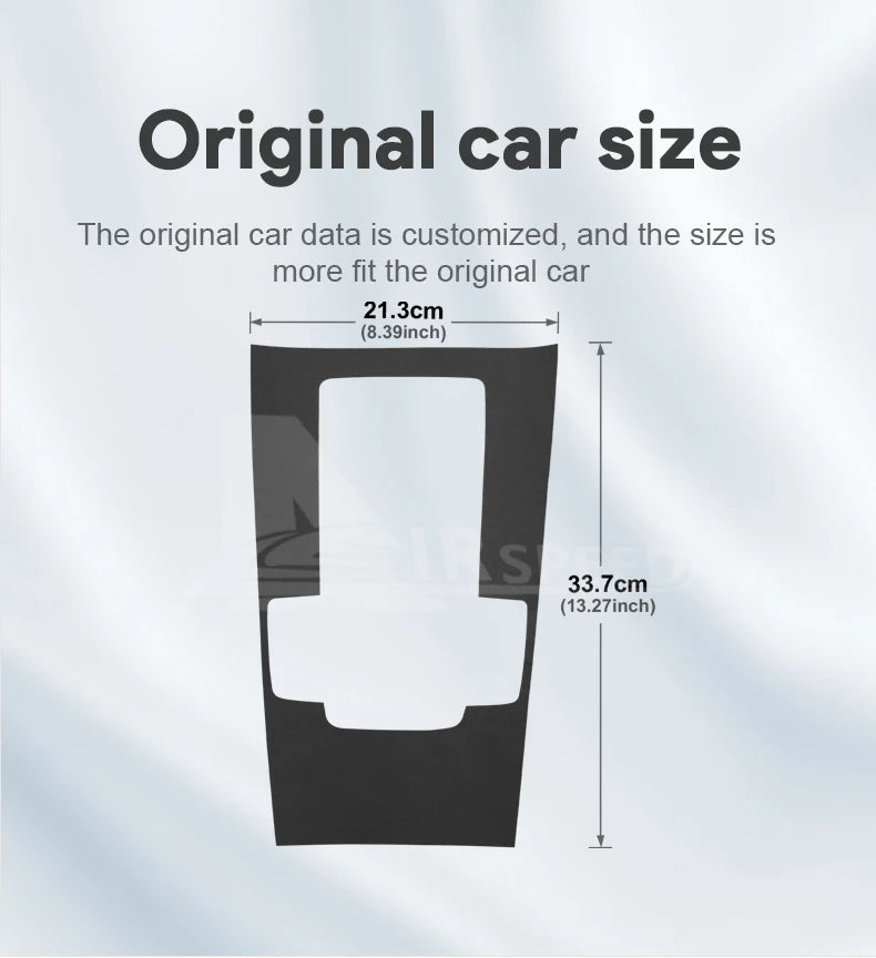 Suede Gear Shift Panel Sticker for Mazda 3 Axela 2019-2025