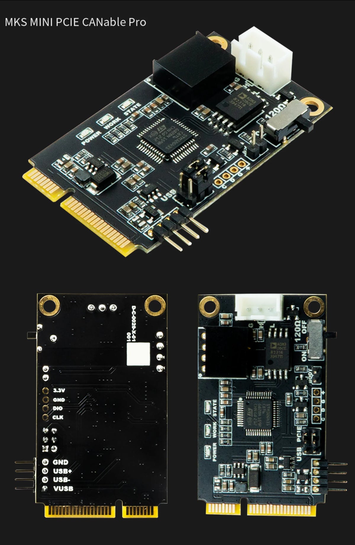CANable 2.0 USB-to-CAN Adapter Options