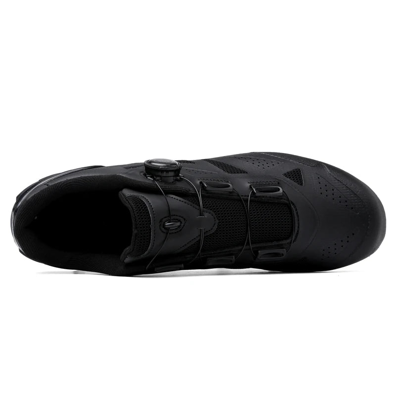 Chaussures de VTT respirantes à lacets pour cyclisme