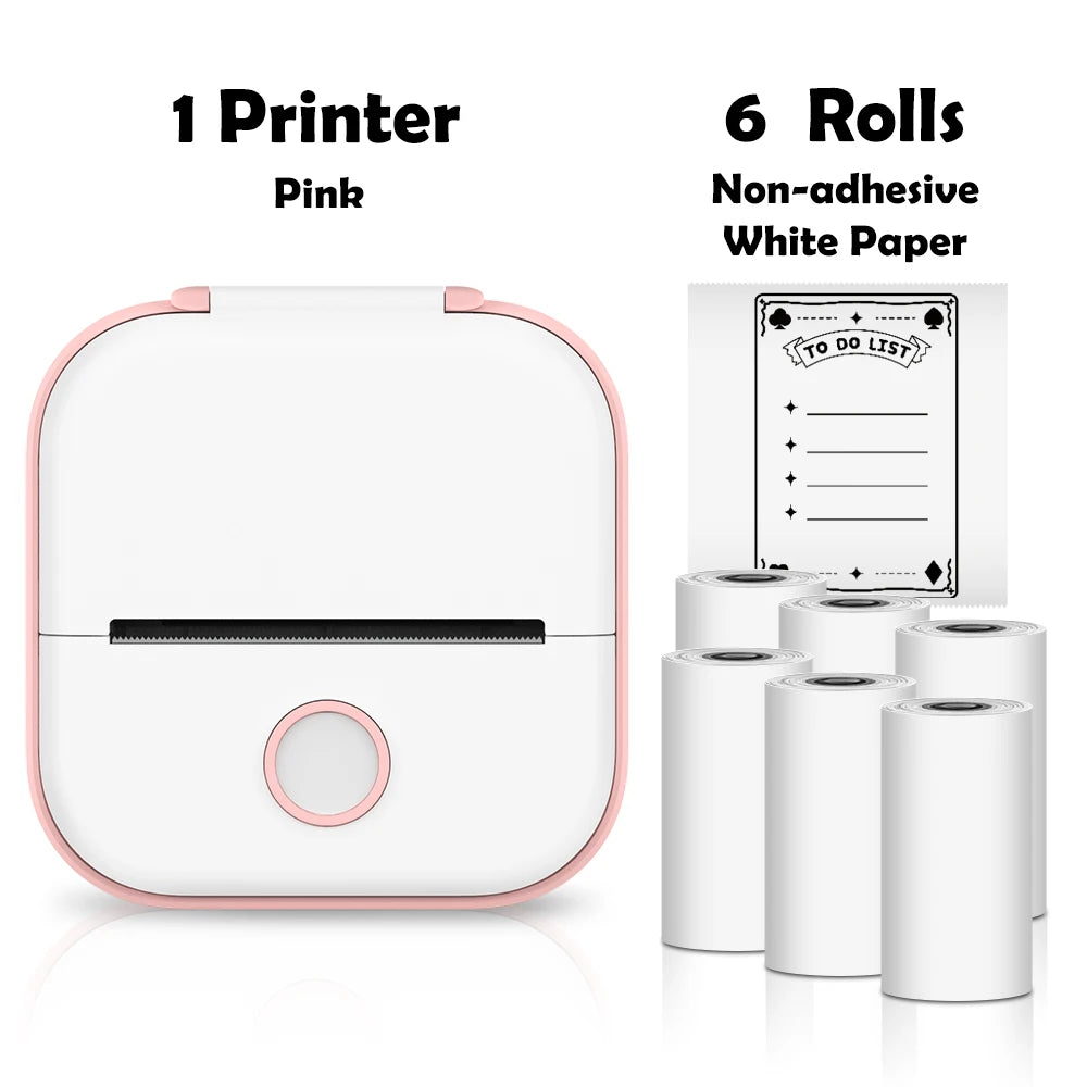 Mini drukarka termiczna Bluetooth Phomemo T02, 53 mm