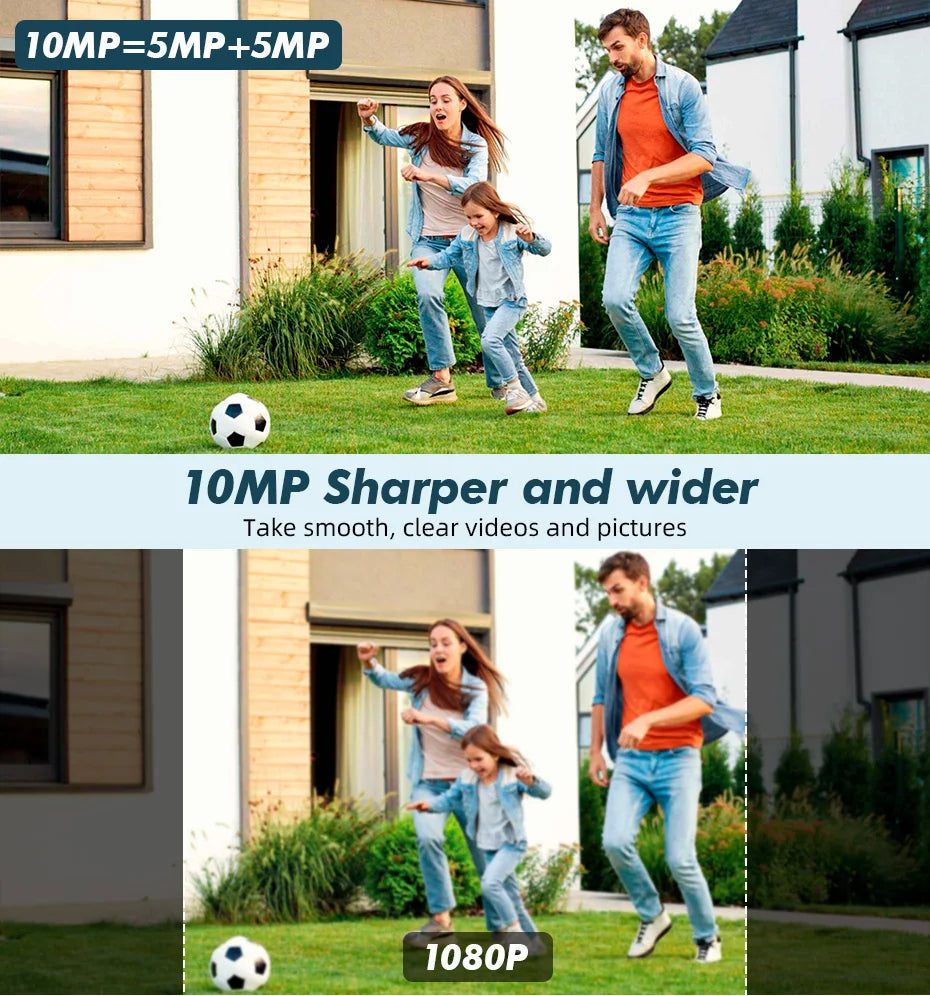 10MP 5K PTZ IP Camera for Outdoor Security