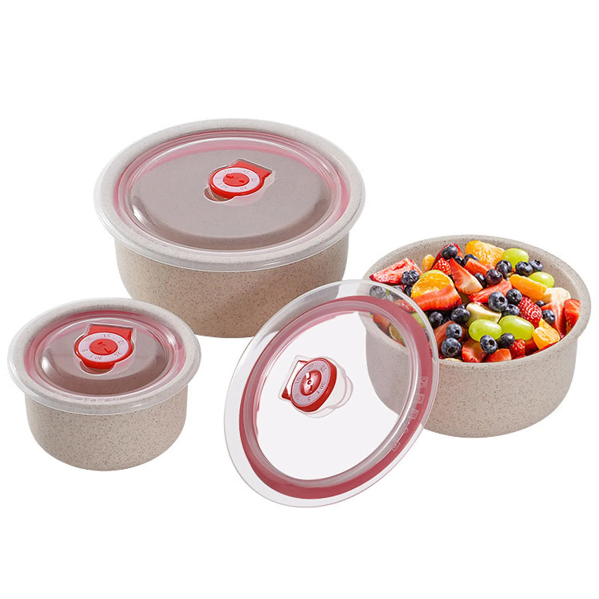 Food Storage Container Set, 300–900 ml, 3 Pieces