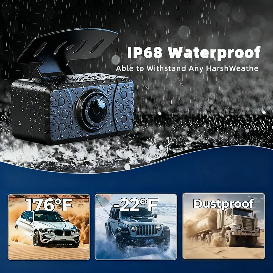 Wireless 1080P Backup Camera with 4.3" Monitor for Cars & RVs