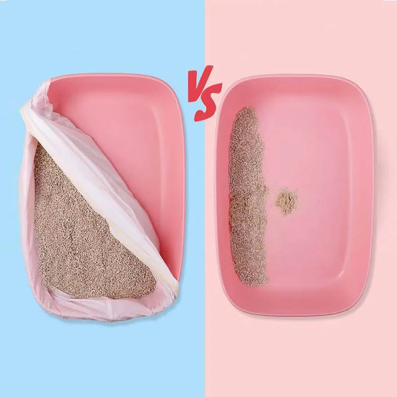 Cat Litter Bag Multi Functional Free From Dirty Hands Pet Waste Bag for Quick Clean Portable Cat Litter Box Liners Pet Supplies