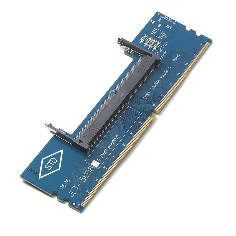 Adaptor pentru memoria RAM DDR4 de laptop la desktop, tester de memorie, convertor SO-DIMM la DDR4
