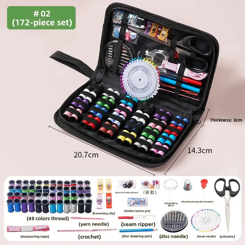 Professionele Complete Naaikit Set met Draden Naalden Scharen Tape Meetlint voor DIY Handwerk Beginners Home Repair