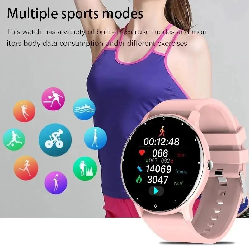 Smartwatch with Activity Tracking and Weather Display