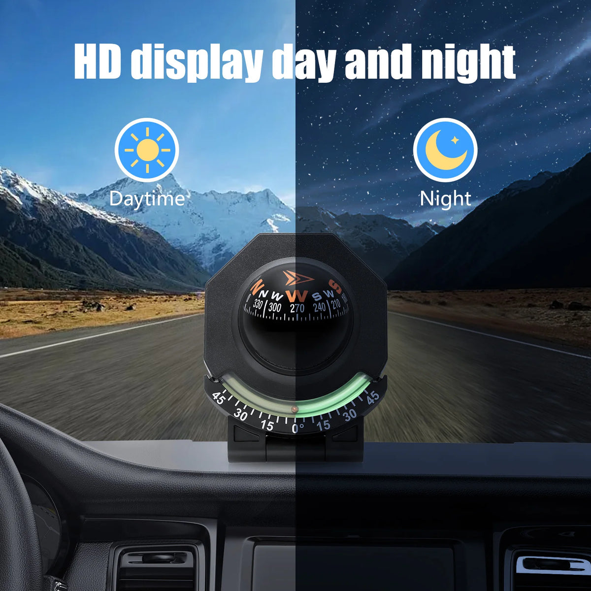 Adhesive-Mount-dashboard kompas
