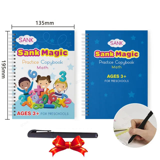 Grooved Handwriting Practice Books, Language Options