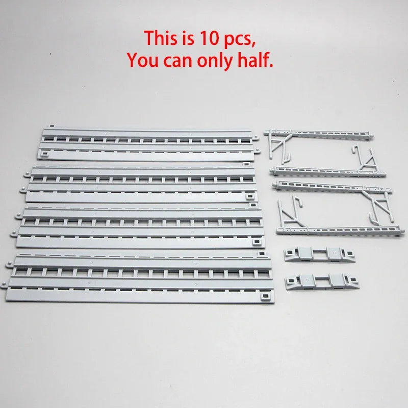 Model Railway Display Track Sections, 5 or 10 Pack