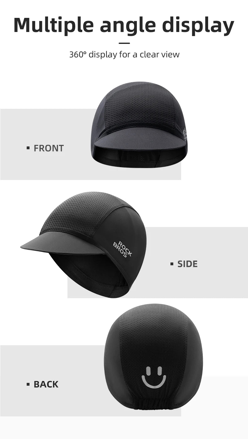 Ultra-Light Mesh Cycling Cap for Breathable Sun Protection