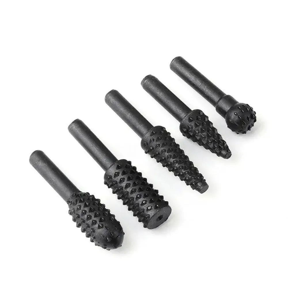 1/4'' 5PCS Drill Bit Set Cutting Tools for Woodworking Knife Wood Carving Tool Carpentry Wood Cutting Tools WorkDrill Bit Set