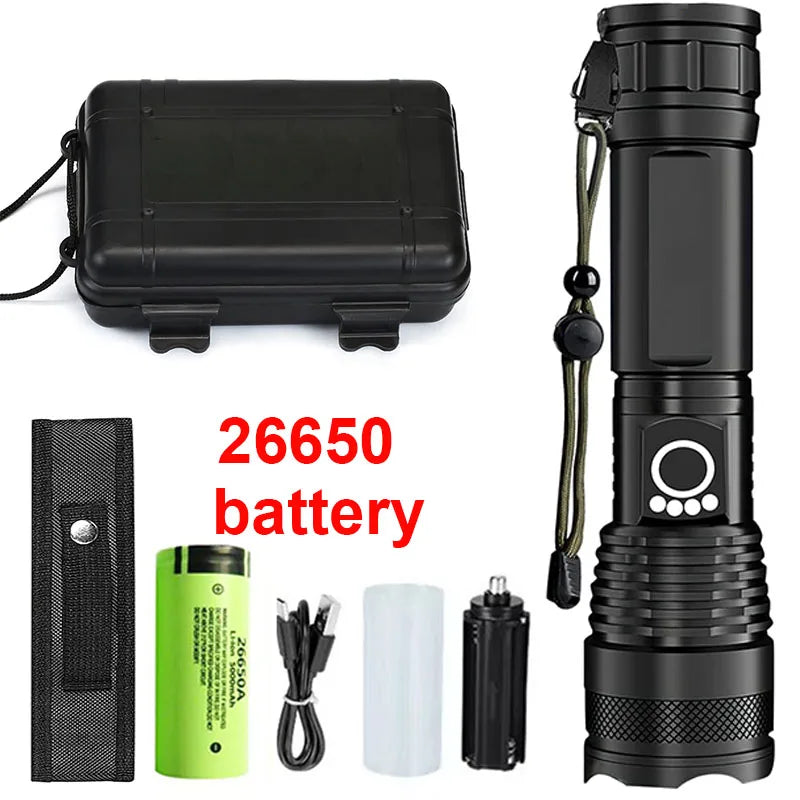 A10 Type-C Rechargeable Zoom Flashlight
