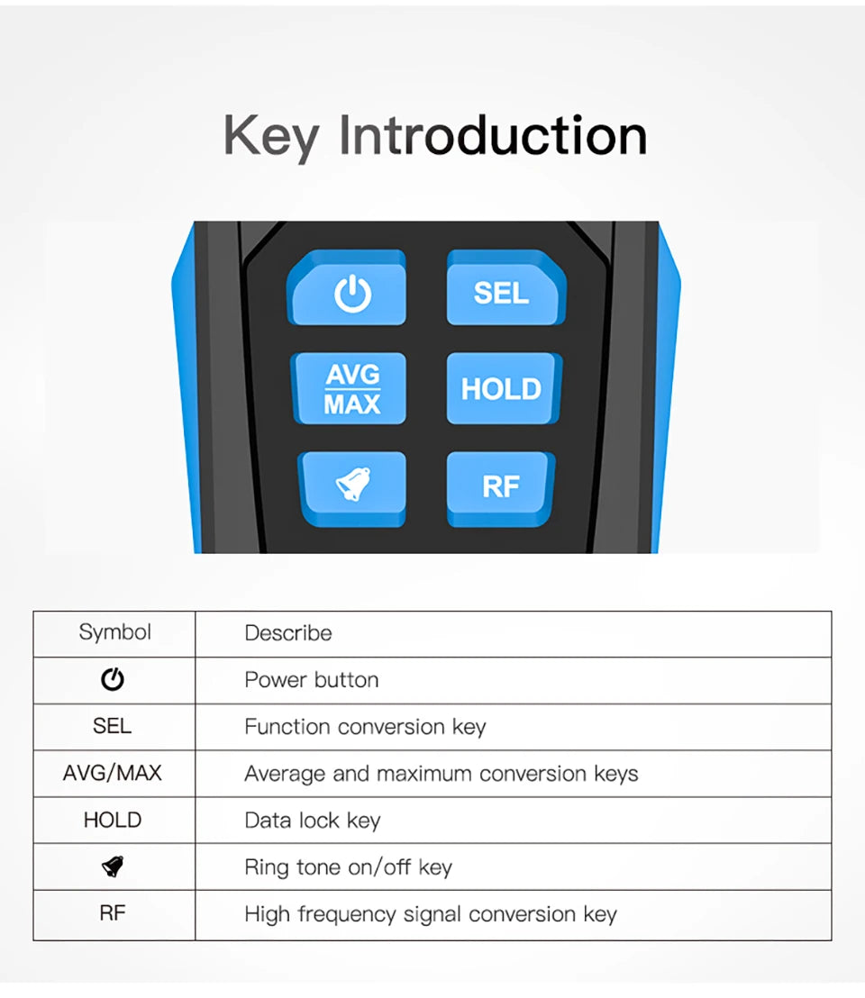 EMF02R Electromagnetic Field Meter