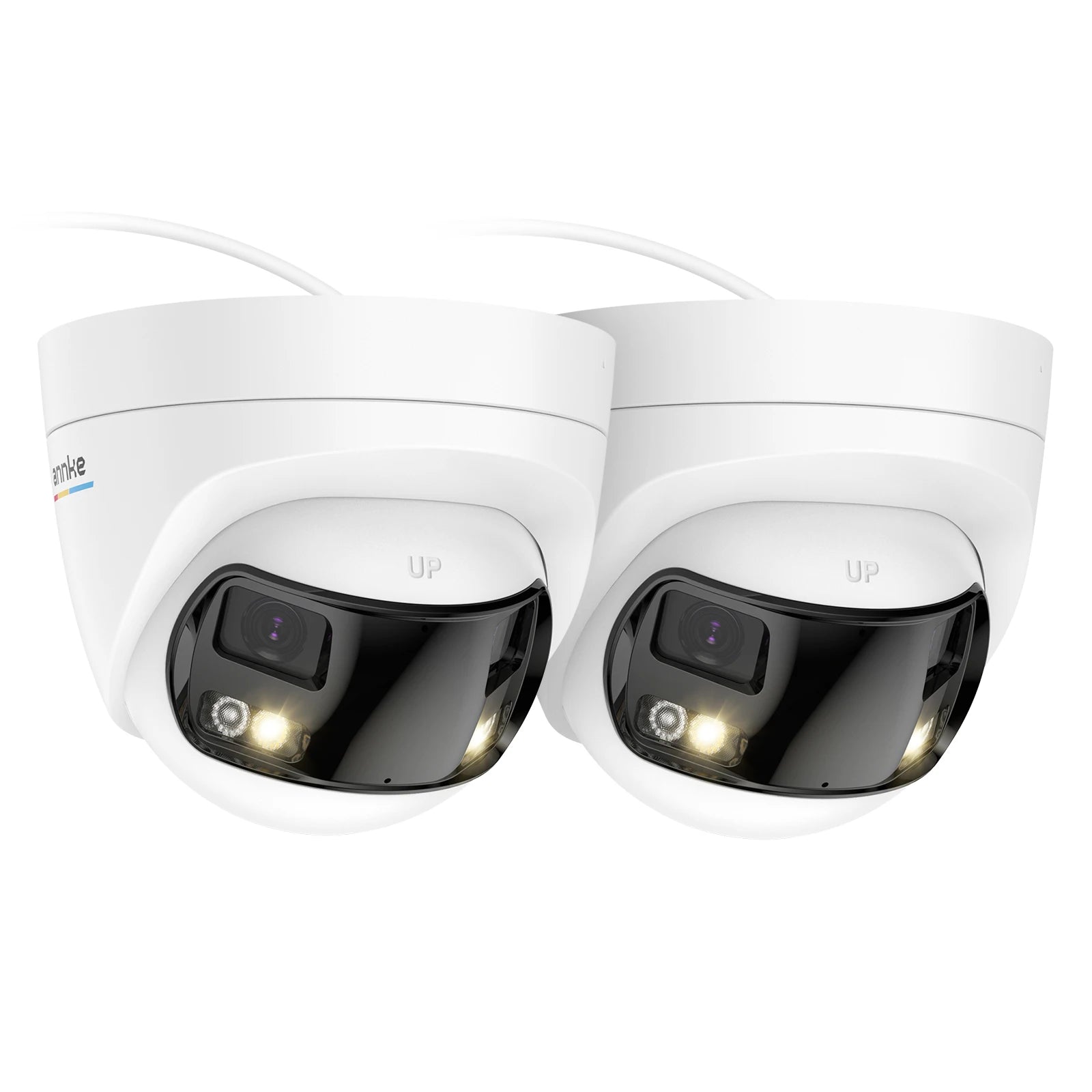 ANNKE 3K Dual-Lens 180° Wired Security Camera with Full Color Night Vision