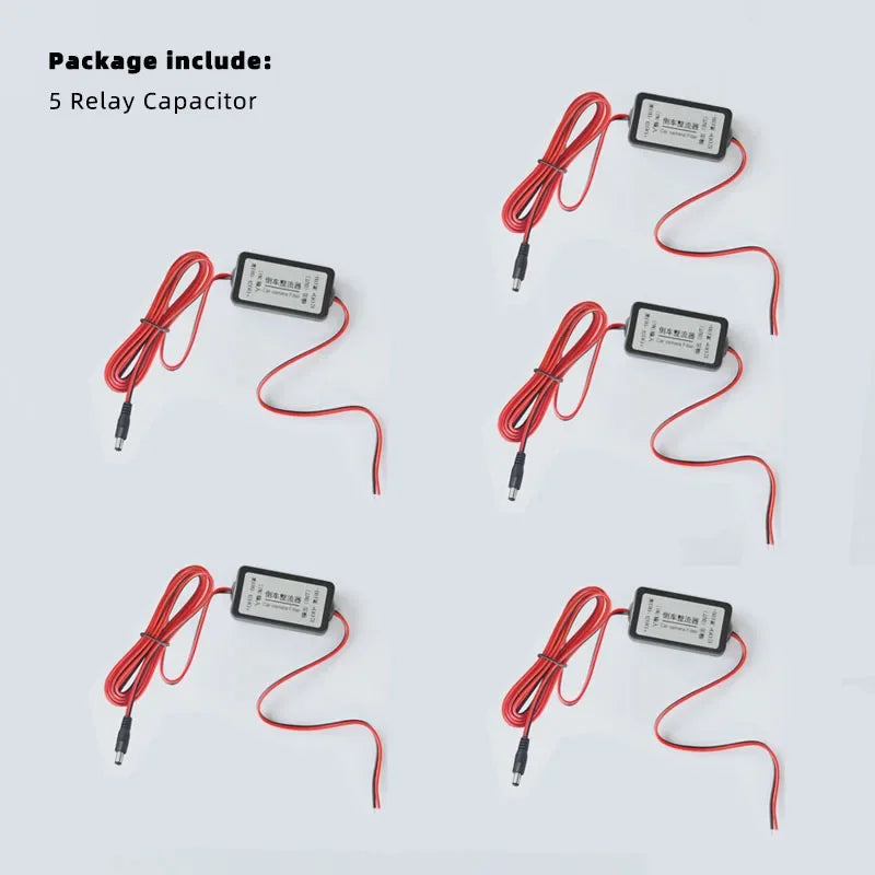 12V DC Power Relay Filter Rectifier for Rear View Camera