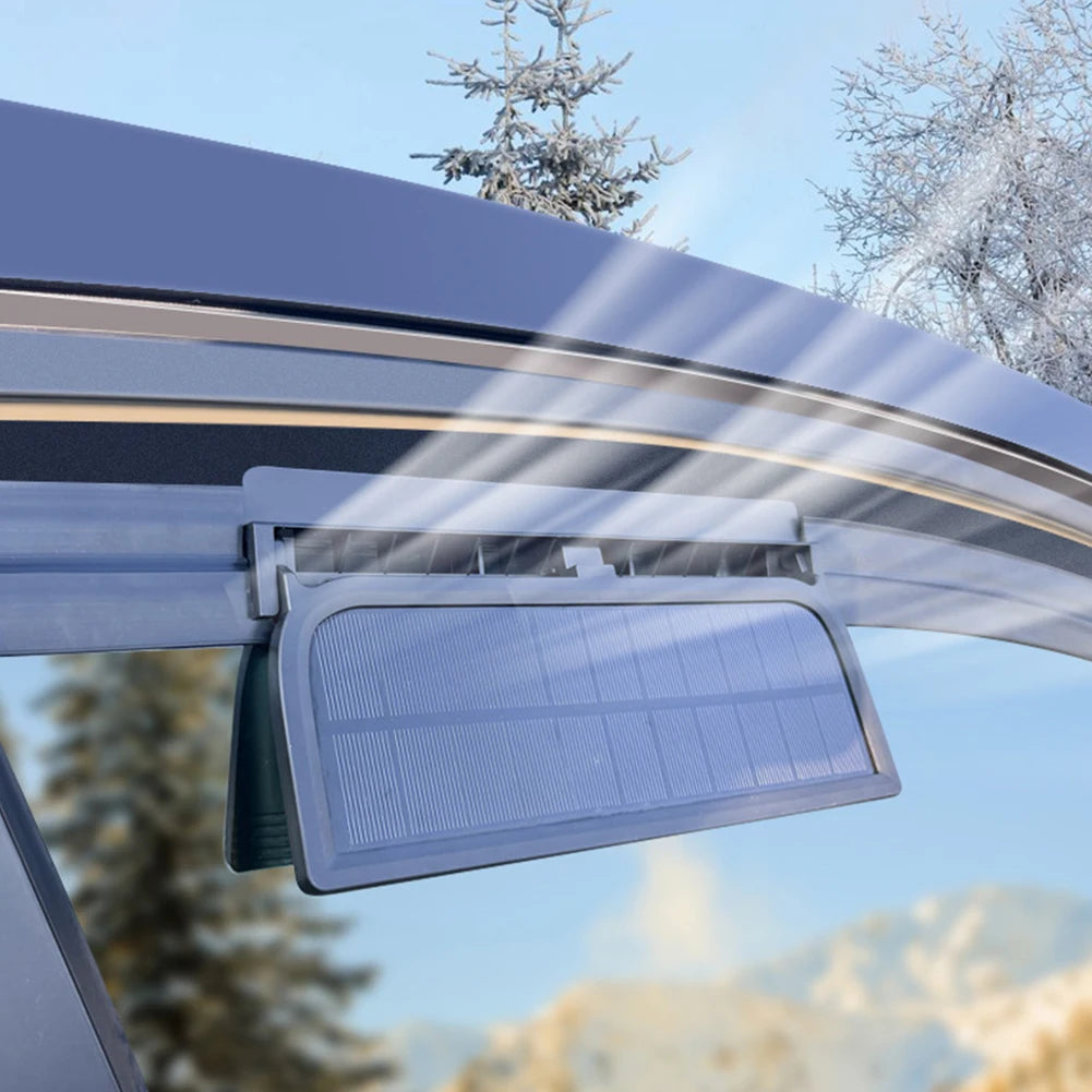Solar Powered Car Exhaust Fan for Fresh Air and Cooling