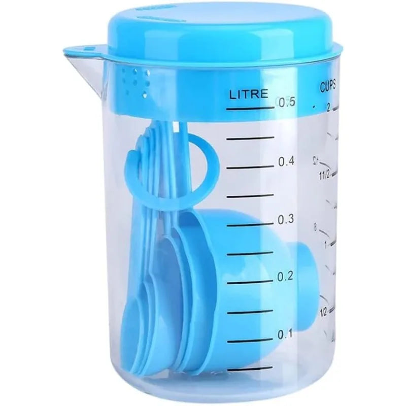 7-Piece Kitchen Measuring Set, Pink or Blue