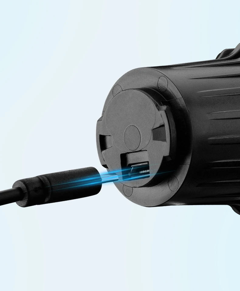 Feu arrière de vélo rechargeable avec détection de freinage et 7 modes