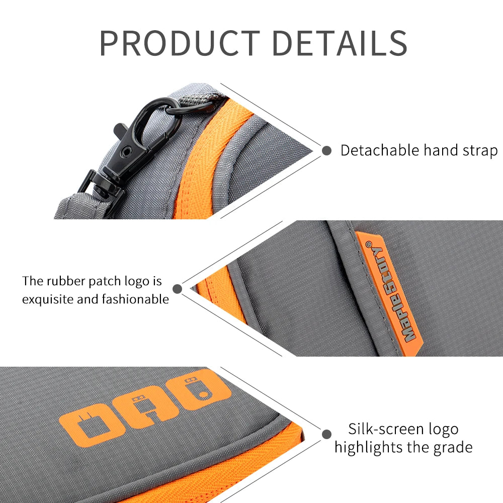 Travel Cable and Electronics Organizer Pouch