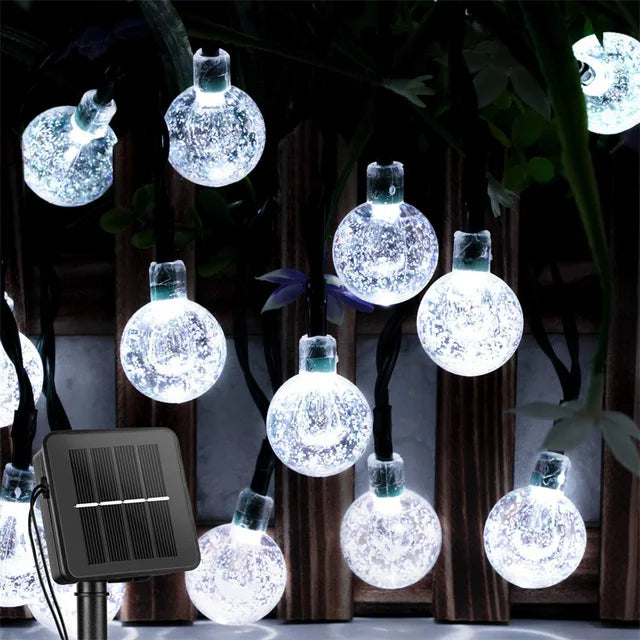 Solar Globe String Lights - Length and Colour Options