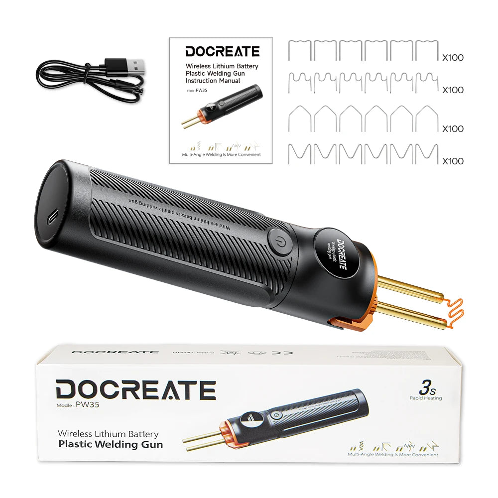 PW35 Rechargeable Plastic Repair Stapler