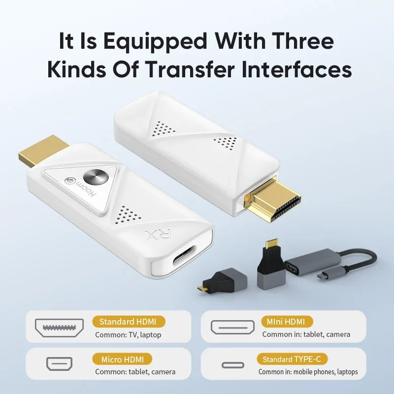 Wireless HDMI Extender Kit 30M 1080P/4K Plug & Play