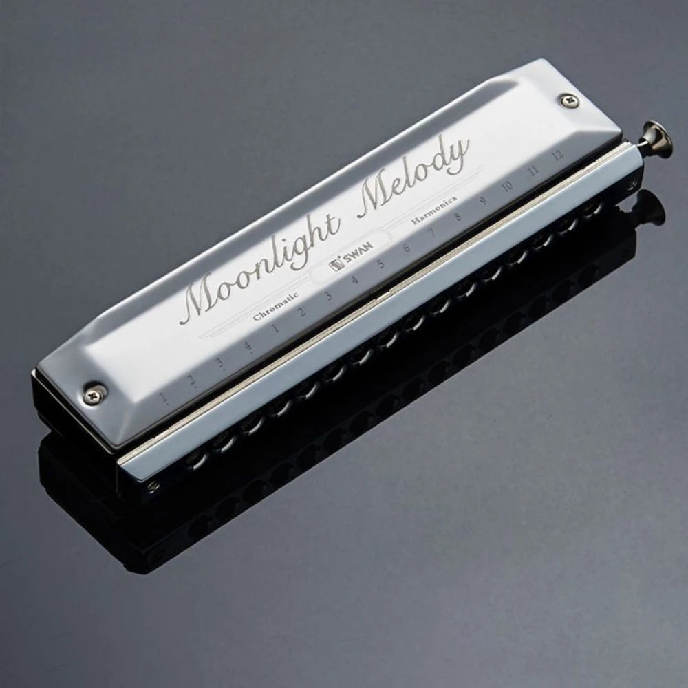 هارمونيكا كروماتيكية C-Key – 10 إلى 16 ثقباً