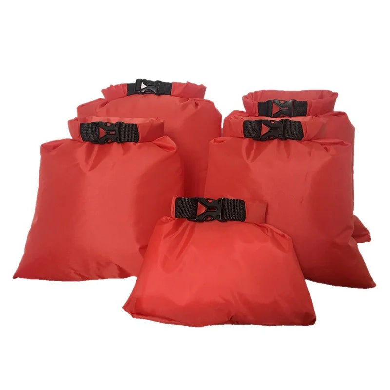 Roll-Top Dry Storage Bags - Single or Five-Piece Pack