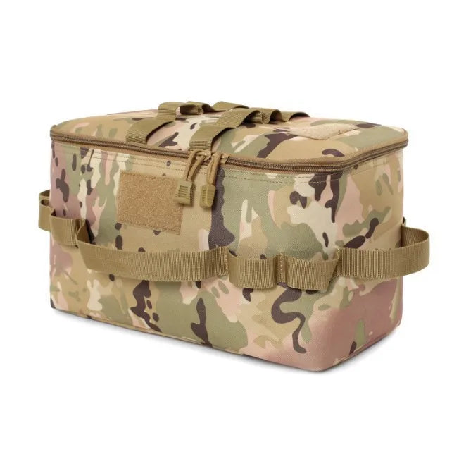 Camping Storage Bag with Removable Dividers, 34 × 17 × 19 cm