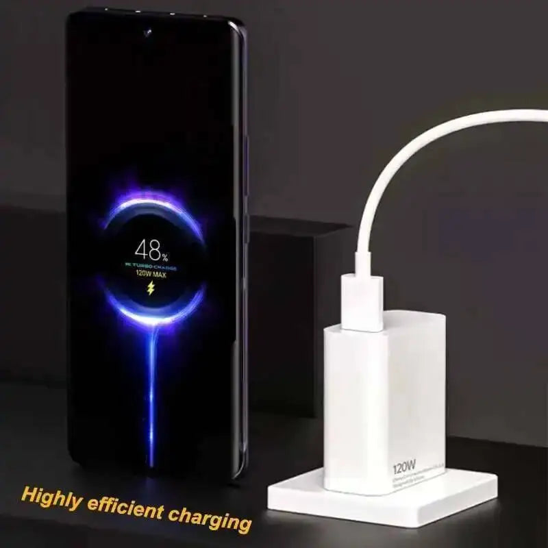 120 W nabíjačka USB-A pre kompatibilné telefóny Xiaomi a Redmi