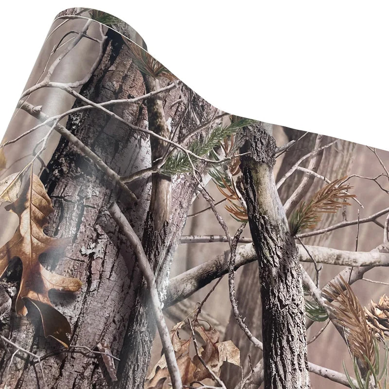Premium Wasserdicht Tarnmuster Jungle Woodland Vinyl-Folie Rolle DIY Selbstklebende Abziehaufkleber Luftablass