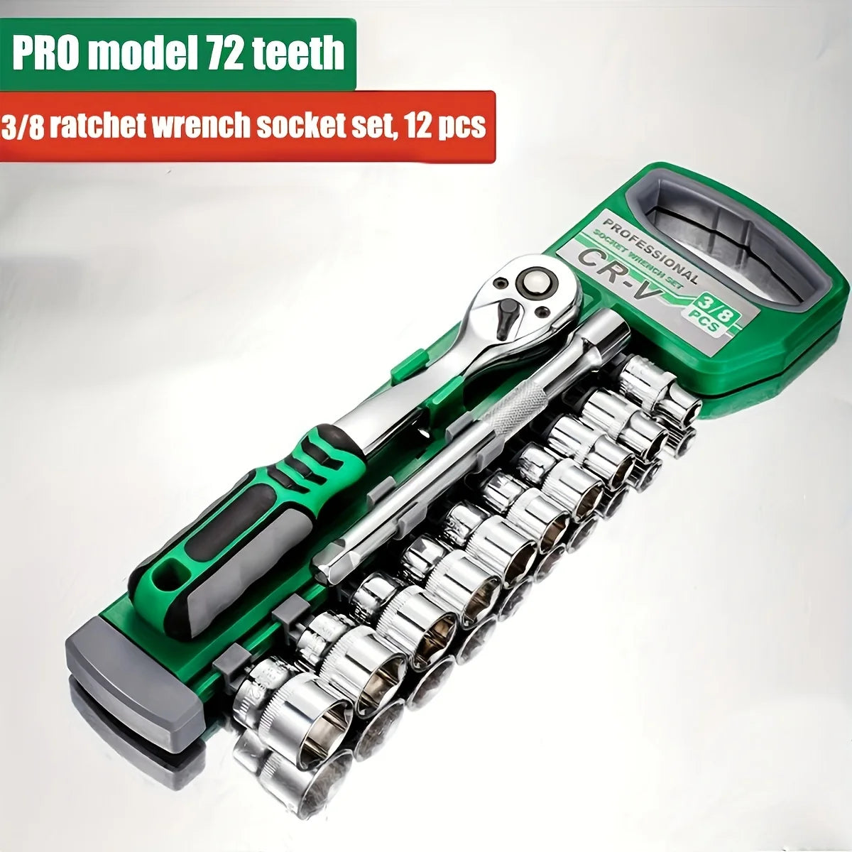 72-Tooth Socket Ratchet Set
