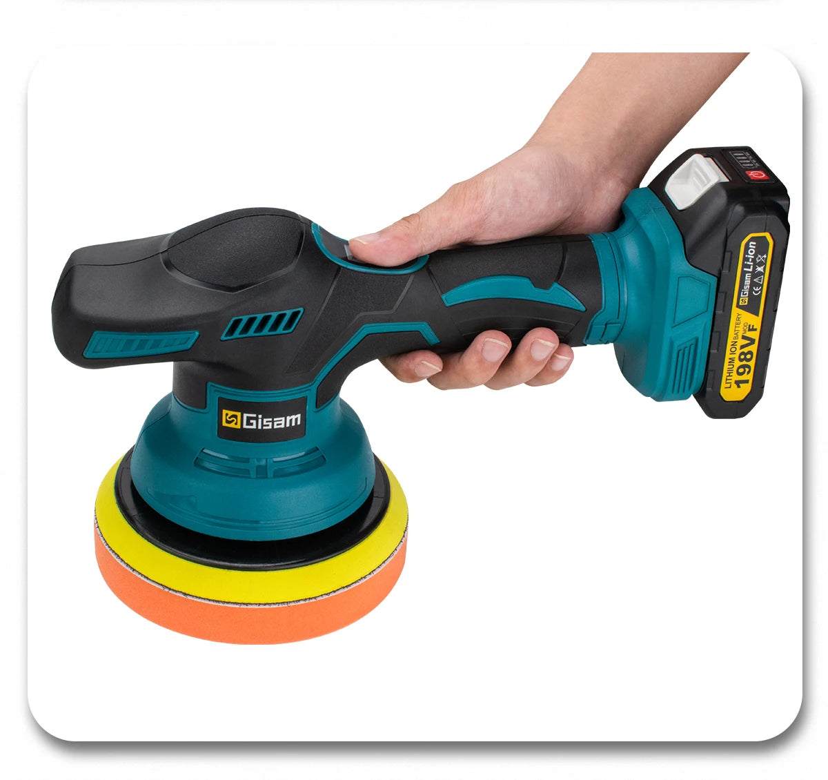 Gisam Cordless Car Polisher for Makita 18V Batteries
