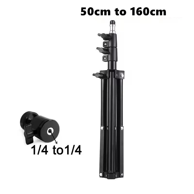 Xiaohui Soporte universal portátil de 50 cm-160 cm para HY300 proyector mini, soporte de trípode, carga máxima 1.5 kg
