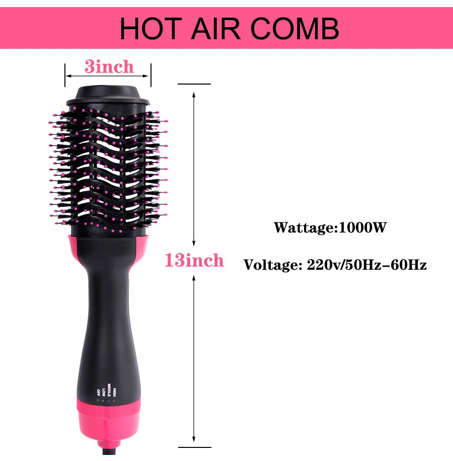 Multi-Function Hair Dryer Brush Blow Dryer Brush 4 In 1 Styling Tools Styler Volumizer Hot Air Straightener Brush For All Hair