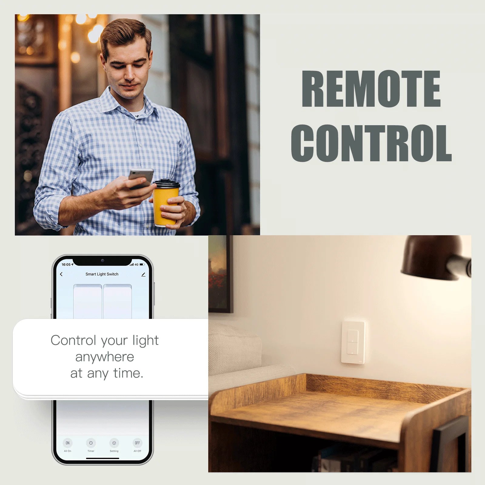 MOES Tuya ZigBee inteligentný svetelný vypínač – americký tlačidlový nástenný vypínač