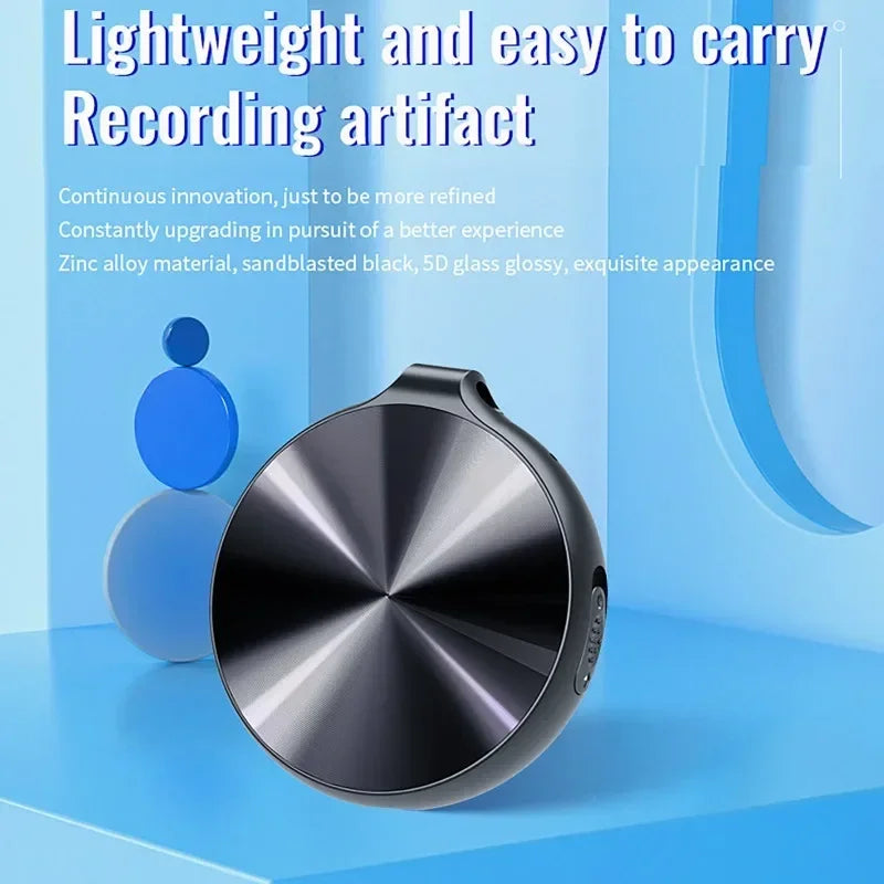 64GB Mini Voice Recorder 4GB 8GB 16GB HD Noise Reduction Audio Record Activated Portable Dictaphone Support OTG MP3 Player