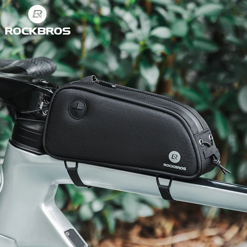 1.3L Bicycle Top Tube Bag with Earphone Port