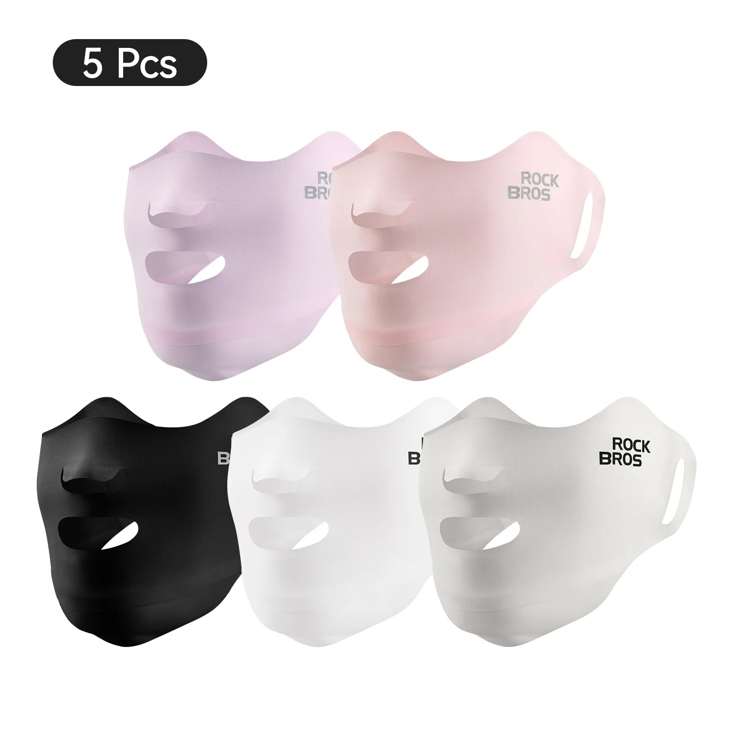 UPF50+ Ice Silk Cycling Face Mask for Sun Protection