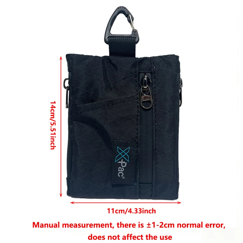 Cartera con bolsillo con cremallera y estuche para llevar a diario